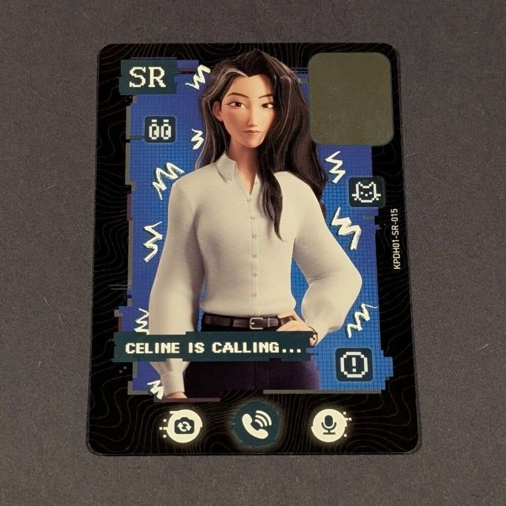 Kayou K-Pop Demon Hunters Celine Is Calling SR Card KPDH01-SR-015